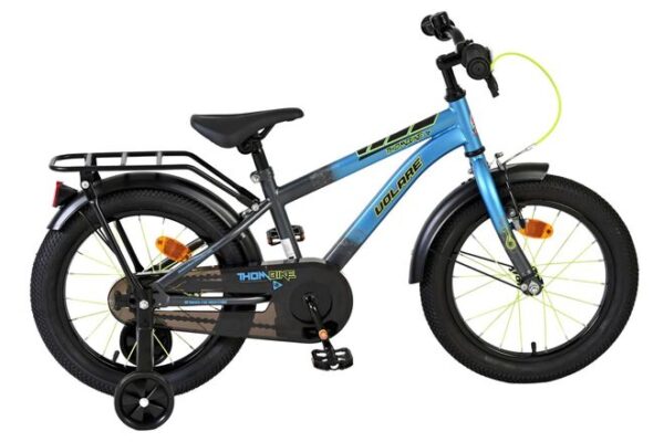 Volare Thombike Kinderfahrrad – Jungen – 16 Zoll – Blaugrau