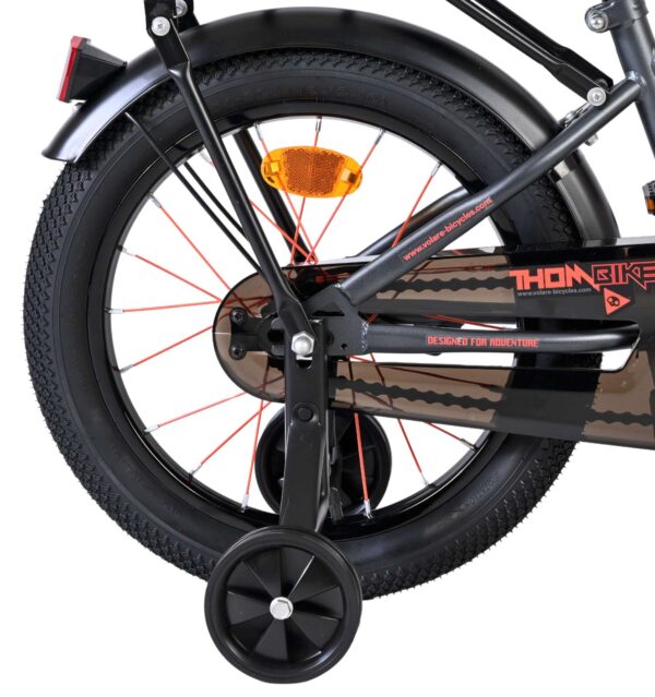 Volare Thombike Kinderfahrrad – Jungen – 16 Zoll – Orange-Grau
