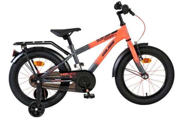 Volare Thombike Kinderfahrrad – Jungen – 16 Zoll – Orange-Grau