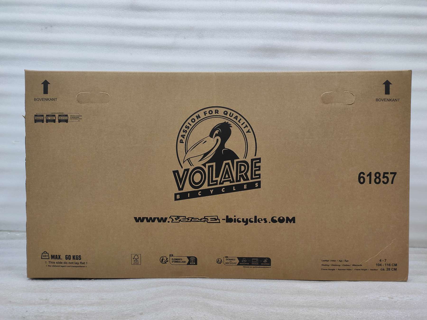 Volare Thombike Kinderfahrrad – Jungen – 18 Zoll – Blau-Gelb