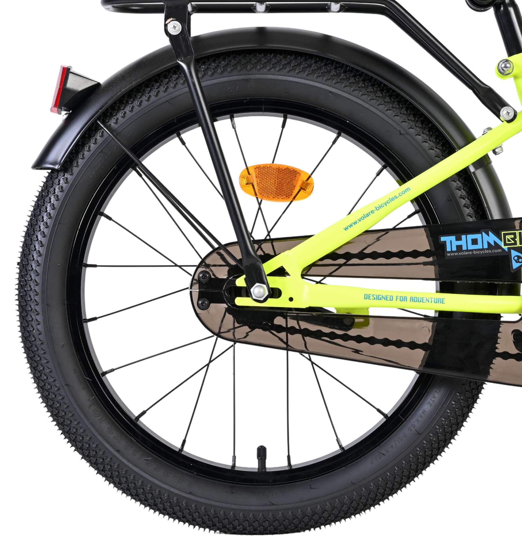 Volare Thombike Kinderfahrrad – Jungen – 18 Zoll – Blau-Gelb