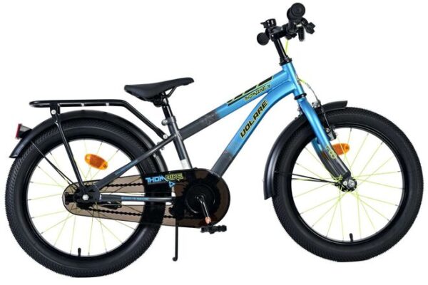 Volare Thombike Kinderfahrrad – Jungen – 18 Zoll – Blaugrau