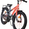 Volare Thombike Kinderfahrrad – Jungen – 18 Zoll – Orange-Grau