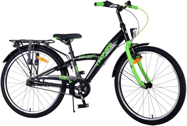 Volare Thombike Kinderfahrrad – Jungen – 24 Zoll – Grün Schwarz – 3 Gänge 2