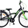 Volare Thombike Kinderfahrrad – Jungen – 24 Zoll – Grün Schwarz – 3 Gänge