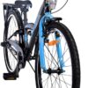 Volare Thombike Kinderfahrrad – Jungen – 24 Zoll – Schwarz Blau – 3 Gänge 6