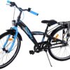 Volare Thombike Kinderfahrrad – Jungen – 24 Zoll – Schwarz Blau – 3 Gänge 9