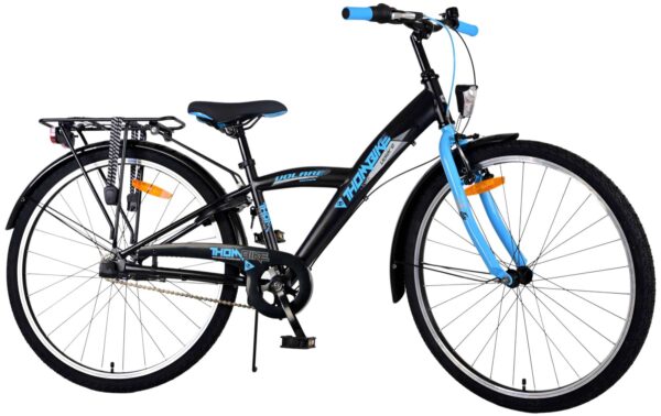 Volare Thombike Kinderfahrrad – Jungen – 26 Zoll – Schwarz Blau – 3 Gänge 2