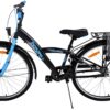 Volare Thombike Kinderfahrrad – Jungen – 26 Zoll – Schwarz Blau – 3 Gänge 9