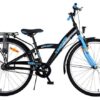 Volare Thombike Kinderfahrrad – Jungen – 26 Zoll – Schwarz Rot – 3 Gänge