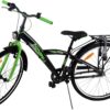 Volare Thombike Kinderfahrrad – Jungen – 26 Zoll – Schwarz Grün – 3 Gänge 10