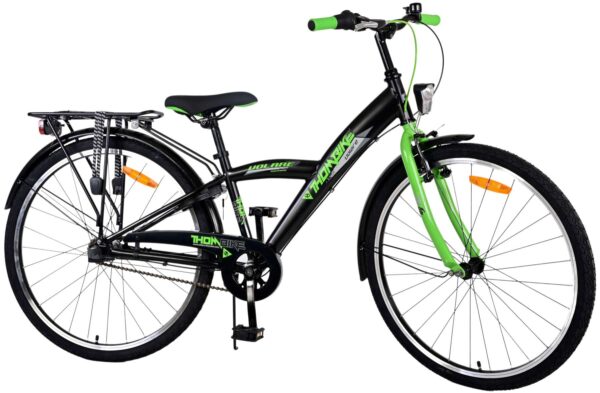 Volare Thombike Kinderfahrrad – Jungen – 26 Zoll – Schwarz Grün – 3 Gänge 2