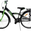 Volare Thombike Kinderfahrrad – Jungen – 26 Zoll – Schwarz Grün – 3 Gänge 9