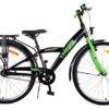 Volare Thombike Kinderfahrrad – Jungen – 26 Zoll – Schwarz Grün – 3 Gänge