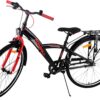 Volare Thombike Kinderfahrrad – Jungen – 26 Zoll – Schwarz Rot – 3 Gänge 10