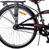 Volare Thombike Kinderfahrrad – Jungen – 26 Zoll – Schwarz Rot – 3 Gänge 3