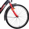 Volare Thombike Kinderfahrrad – Jungen – 26 Zoll – Schwarz Rot – 3 Gänge 4