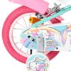 Volare Unicorn Kinderfahrrad - Mädchen - 12 Zoll - Grün - Zwei Handbremsen