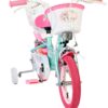 Volare Unicorn Kinderfahrrad - Mädchen - 12 Zoll - Grün - Zwei Handbremsen