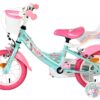 Volare Unicorn Kinderfahrrad - Mädchen - 12 Zoll - Grün - Zwei Handbremsen