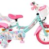 Volare Unicorn Kinderfahrrad - Mädchen - 12 Zoll - Grün - Zwei Handbremsen
