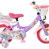 Volare Unicorn Kinderfahrrad – Mädchen – 12 Zoll – Lila