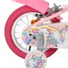 Volare Unicorn Kinderfahrrad - Mädchen - 12 Zoll - Rosa - Zwei Handbremsen