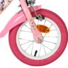 Volare Unicorn Kinderfahrrad - Mädchen - 12 Zoll - Rosa - Zwei Handbremsen