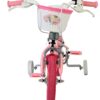 Volare Unicorn Kinderfahrrad - Mädchen - 12 Zoll - Rosa - Zwei Handbremsen