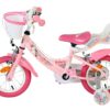 Volare Unicorn Kinderfahrrad - Mädchen - 12 Zoll - Rosa - Zwei Handbremsen