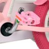 Volare Unicorn Kinderfahrrad - Mädchen - 12 Zoll - Rosa - Zwei Handbremsen