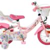 Volare Unicorn Kinderfahrrad - Mädchen - 12 Zoll - Rosa - Zwei Handbremsen