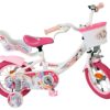 Volare Unicorn Kinderfahrrad – Mädchen – 12 Zoll – Weiß
