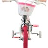 Volare Unicorn Kinderfahrrad - Mädchen - 12 Zoll - Weiß - Zwei Handbremsen