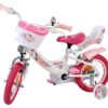 Volare Unicorn Kinderfahrrad - Mädchen - 12 Zoll - Weiß - Zwei Handbremsen