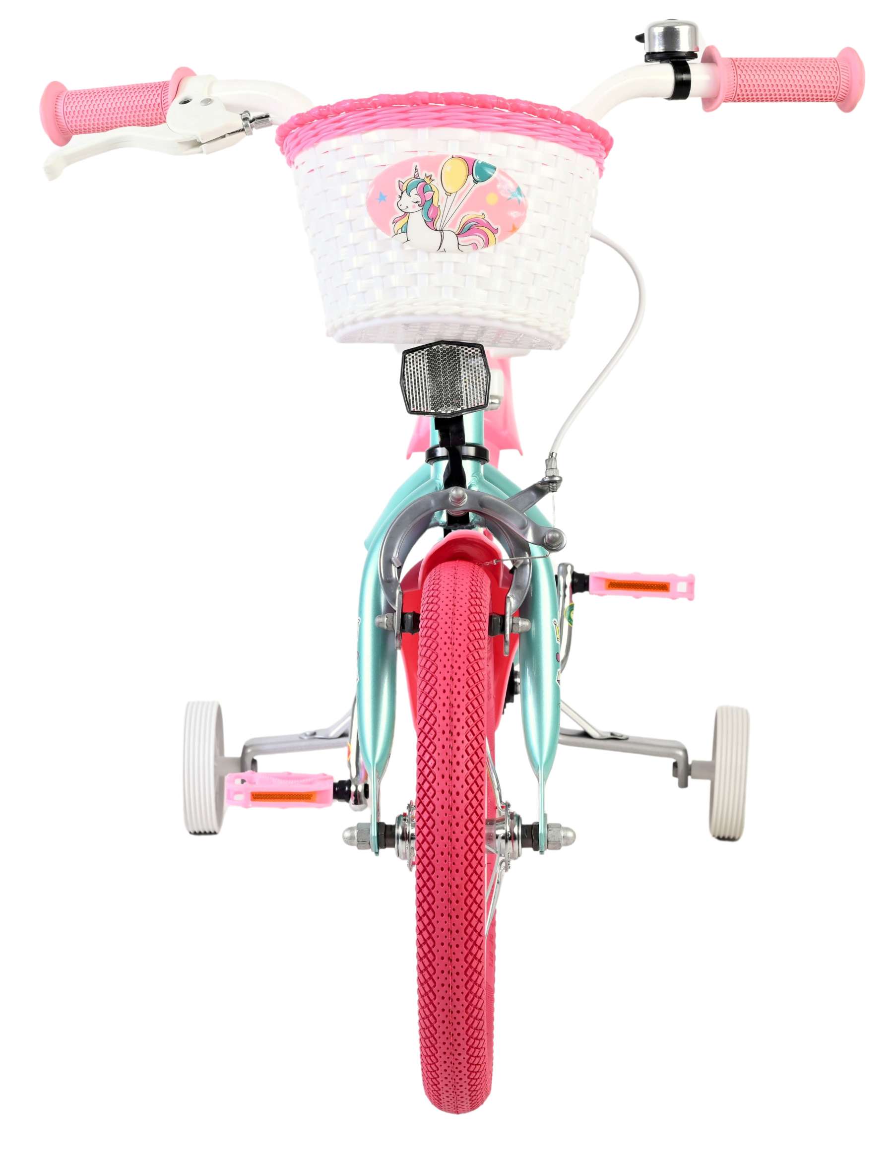 Volare Unicorn Kinderfahrrad – Mädchen – 14 Zoll – Grün
