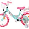 Volare Unicorn Kinderfahrrad – Mädchen – 14 Zoll – Grün