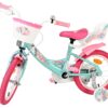 Volare Unicorn Kinderfahrrad – Mädchen – 14 Zoll – Grün