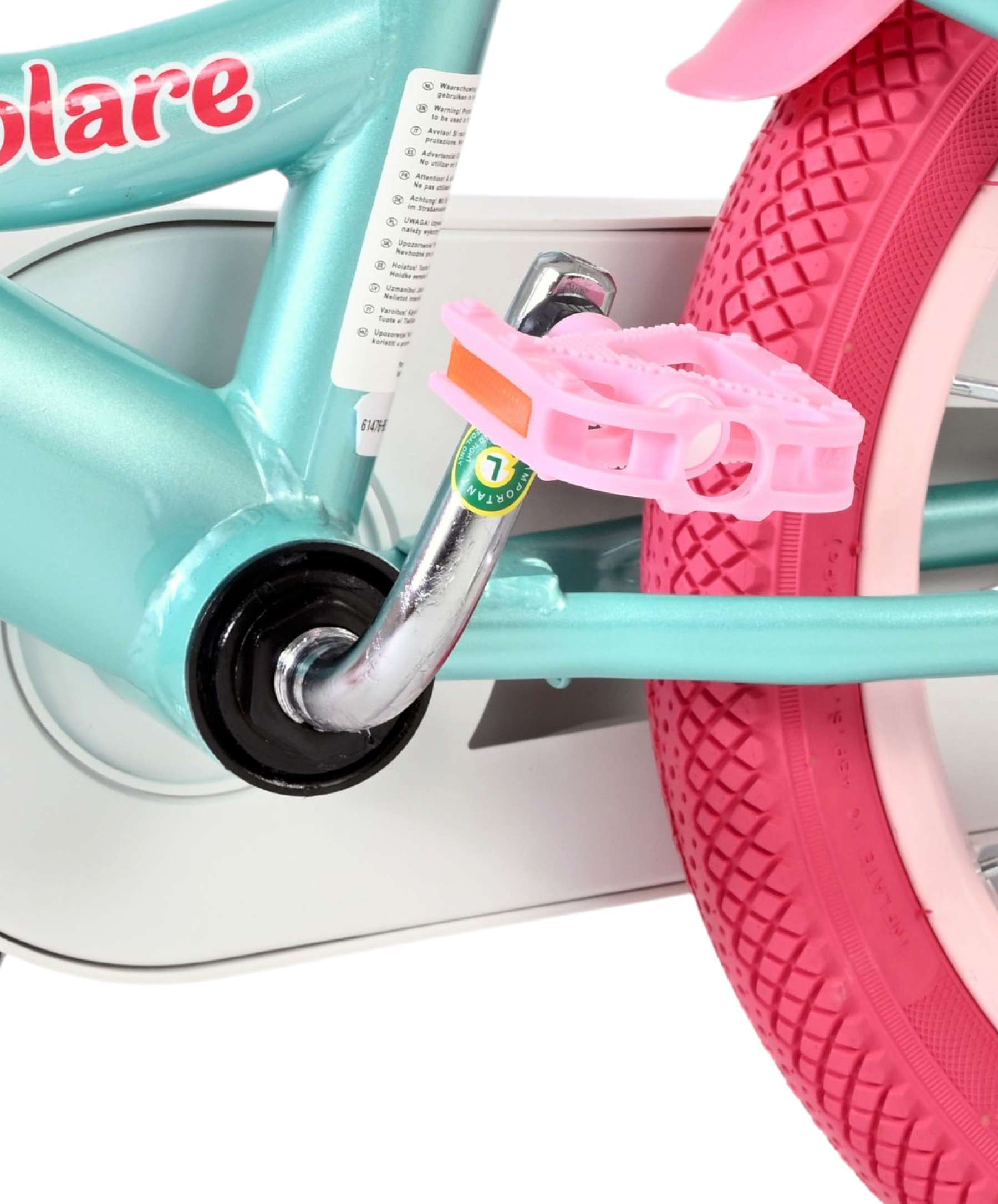 Volare Unicorn Kinderfahrrad – Mädchen – 14 Zoll – Grün
