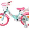 Volare Unicorn Kinderfahrrad - Mädchen - 14 Zoll - Grün - Zwei Handbremsen