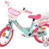 Volare Unicorn Kinderfahrrad - Mädchen - 14 Zoll - Grün - Zwei Handbremsen