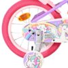 Volare Unicorn Kinderfahrrad – Mädchen – 14 Zoll – Lila