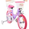 Volare Unicorn Kinderfahrrad – Mädchen – 14 Zoll – Lila