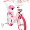 Volare Unicorn Kinderfahrrad - Mädchen - 14 Zoll - Rosa - Zwei Handbremsen