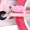 Volare Unicorn Kinderfahrrad - Mädchen - 14 Zoll - Rosa - Zwei Handbremsen