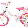 Volare Unicorn Kinderfahrrad – Mädchen – 14 Zoll – Weiß