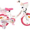 Volare Unicorn Kinderfahrrad – Mädchen – 14 Zoll – Weiß