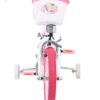 Volare Unicorn Kinderfahrrad - Mädchen - 14 Zoll - Weiß - Zwei Handbremsen