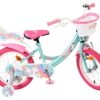 Volare Unicorn Kinderfahrrad – Mädchen – 16 Zoll – Grün