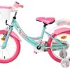 Volare Unicorn Kinderfahrrad – Mädchen – 16 Zoll – Grün